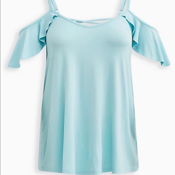 torrid Tops - FLUTTER SLEEVE TANK